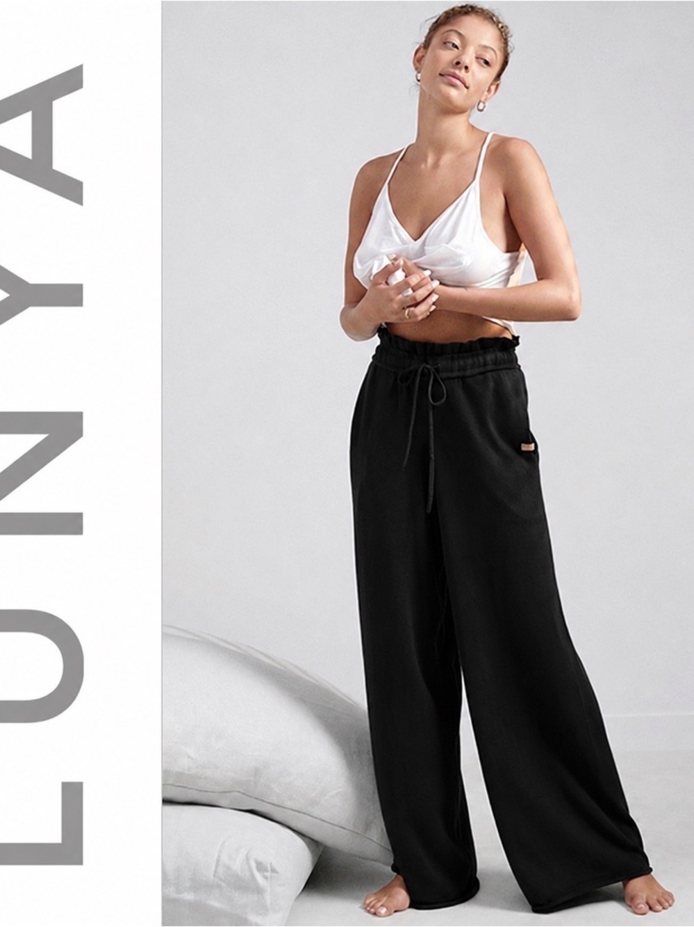 Lunya Cozy Cotton Silk Relaxed Pant